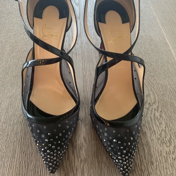 SOLD - Louboutin Twistissima Strass heels 85 size 40 - Picture 3 of 5